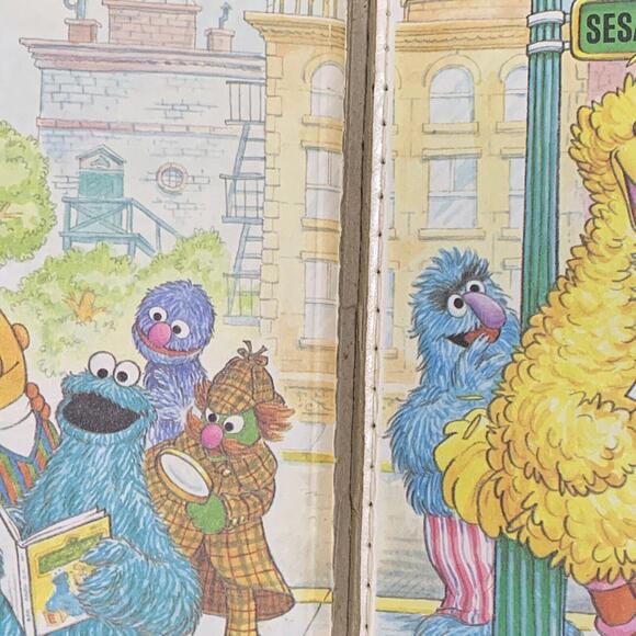 Vintage Set “The Sesame Street” Library Volume 3-7 Hardcover Children’s Books - Picture 13 of 14